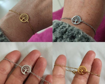 Bracelet Arbre de vie en ACIER INOXYDABLE