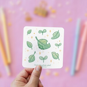 Hoja de pegatinas de Hojas Lindas para diario de balas, decoraciones para planificador, Pegatinas temáticas de primavera, Bujo Mars, Bujo Avril