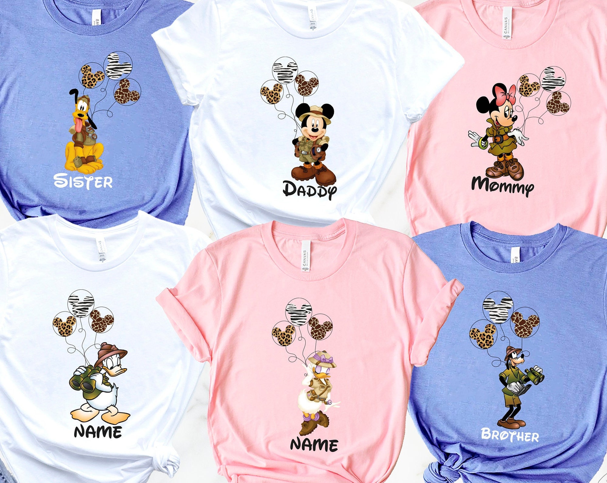 Discover Disney Safari Disney Animal Kingdom Matching T-Shirt