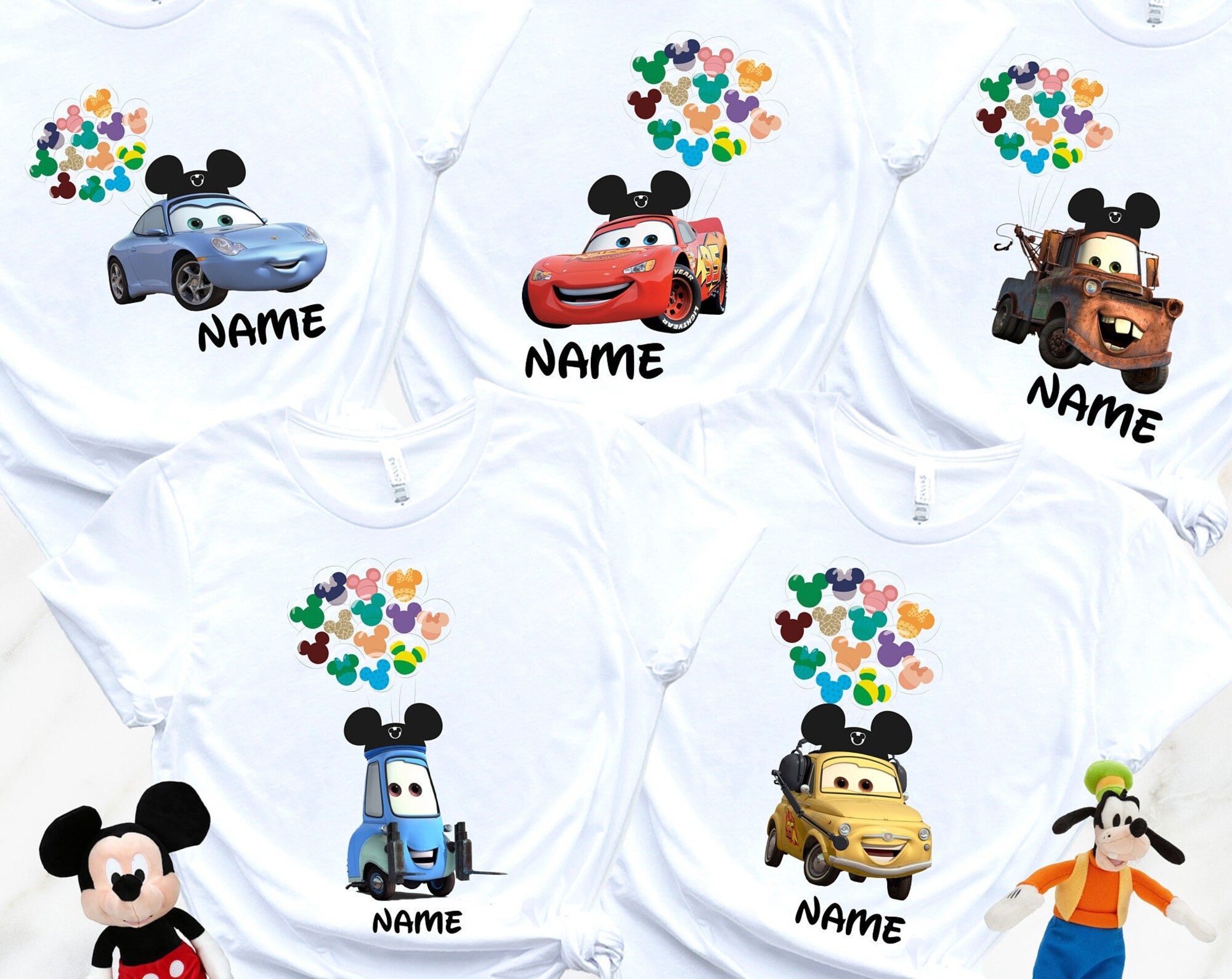 Discover Disney Cars Matching T-Shirt