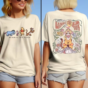 Retro Winnie The Pooh And Friends Sweatshirt, Disney Winnie The Pooh Shirt, Disney Pooh Bear Shirt, Disneyland Pooh and CO Shirt