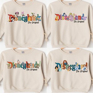 Disneyland The Original 2024 Shirt, Mickey and Friends Sweatshirt, Winnie the Pooh Disneyland, Disneyland Princess, Disneyland Star Wars Tee