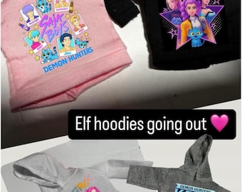 Kpop demon Elf Sweater Holiday Christmas Elf sweater, Holiday hunter/x sweater, Elf prop, Elf clothes, Elf dress up