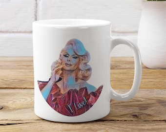 Trinity the Tuck, I Live, Drag Queen Gift, Drag Race Coffee Cup
