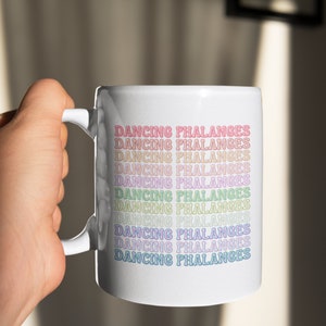 Bones TV Show Coffee Mug Television Tea Cup Forensic Anthropology Temperance Brennan Dancing Phalanges 11 ounce coffee mug tea cup #bones #bonesTV #emilydeschanel #BoothBones #Foxtv