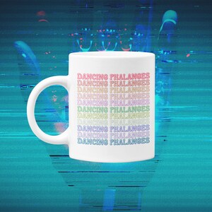 Bones TV Show Coffee Mug Television Tea Cup Forensic Anthropology Temperance Brennan Dancing Phalanges 11 ounce coffee mug tea cup #bones #bonesTV #emilydeschanel #BoothBones #Foxtv