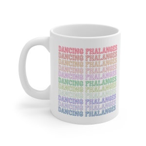 Bones TV Show Coffee Mug Television Tea Cup Forensic Anthropology Temperance Brennan Dancing Phalanges 11 ounce coffee mug tea cup #bones #bonesTV #emilydeschanel #BoothBones #Foxtv