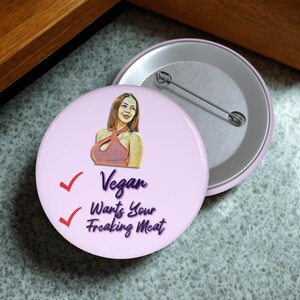 90 Day Fiance Jasmine Vegan Meat Pin: Reality TV Gift