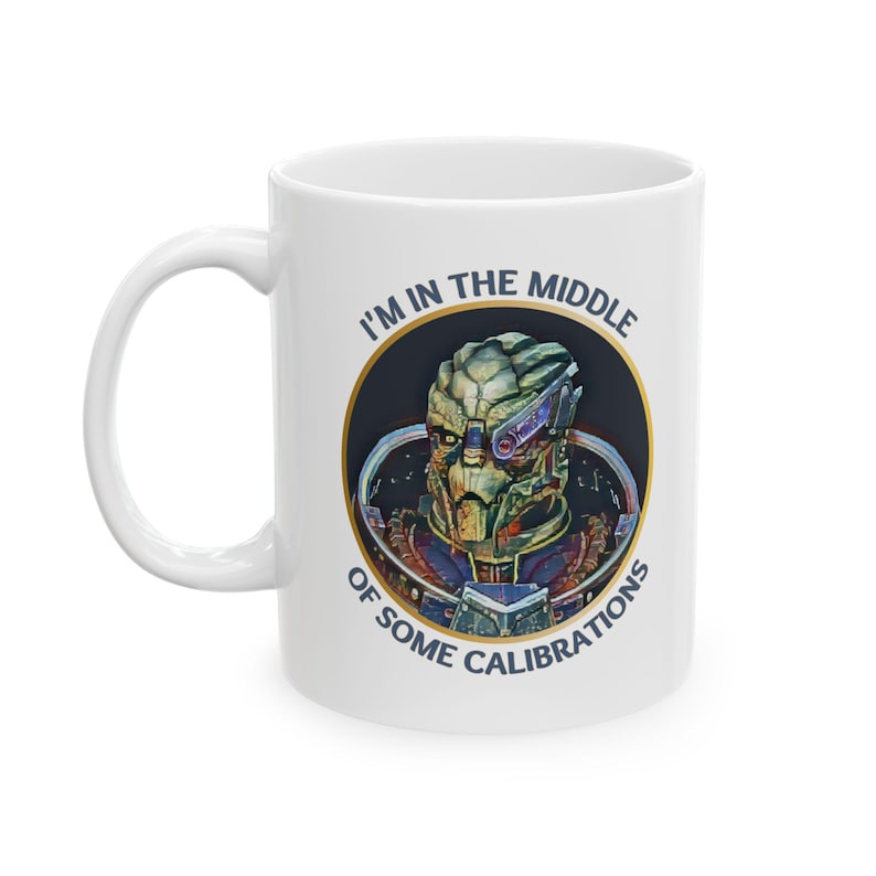 Mass Effect Mug Garus Vakarian Quote Gamer Coffee or Tea Cup image 1