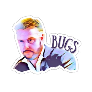 Pegatina de CSI Las Vegas con los insectos Grissom Regalo de televisión forense Regalo de investigador de la escena del crimen