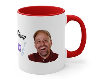 Reality TV Gino Coffee Mug, 90 Day Fiance Funny TLC TV Gift, Gino and Jasmine, Custom Two-Tone Ceramic Mug, 11oz Reusable Coffee Cup