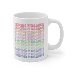 Bones TV Show Coffee Mug Television Tea Cup Forensic Anthropology Temperance Brennan Dancing Phalanges 11 ounce coffee mug tea cup #bones #bonesTV #emilydeschanel #BoothBones #Foxtv