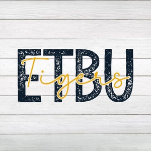 ETBU Tigers PNG, Arquivo Digital, Download Instantâneo