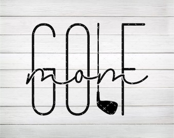 Golf Mom PNG & SVG, Digital File, Instant Download