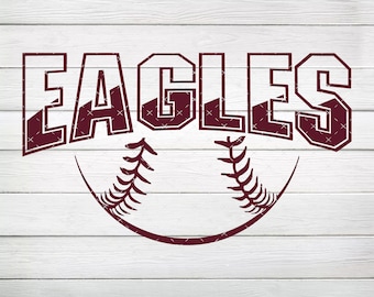 Eagles Baseball PNG, Digital File, Instant Download