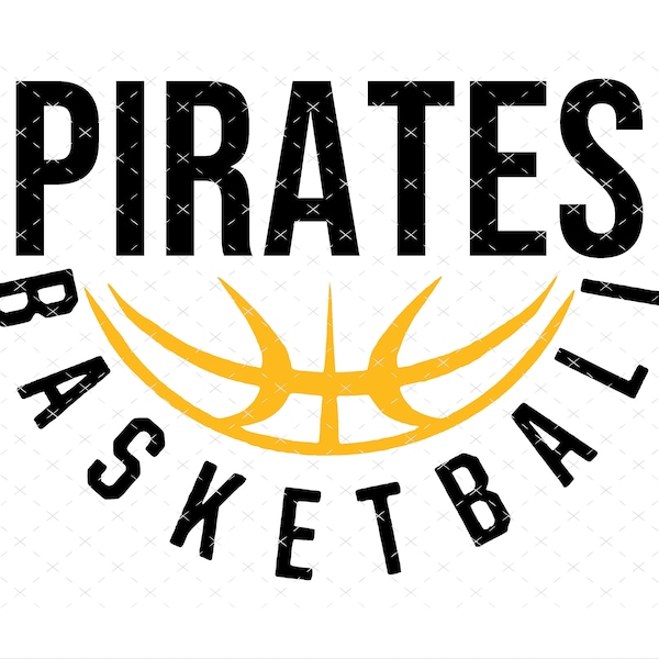 Pirates Basketball PNG, Digital File, Instant Download