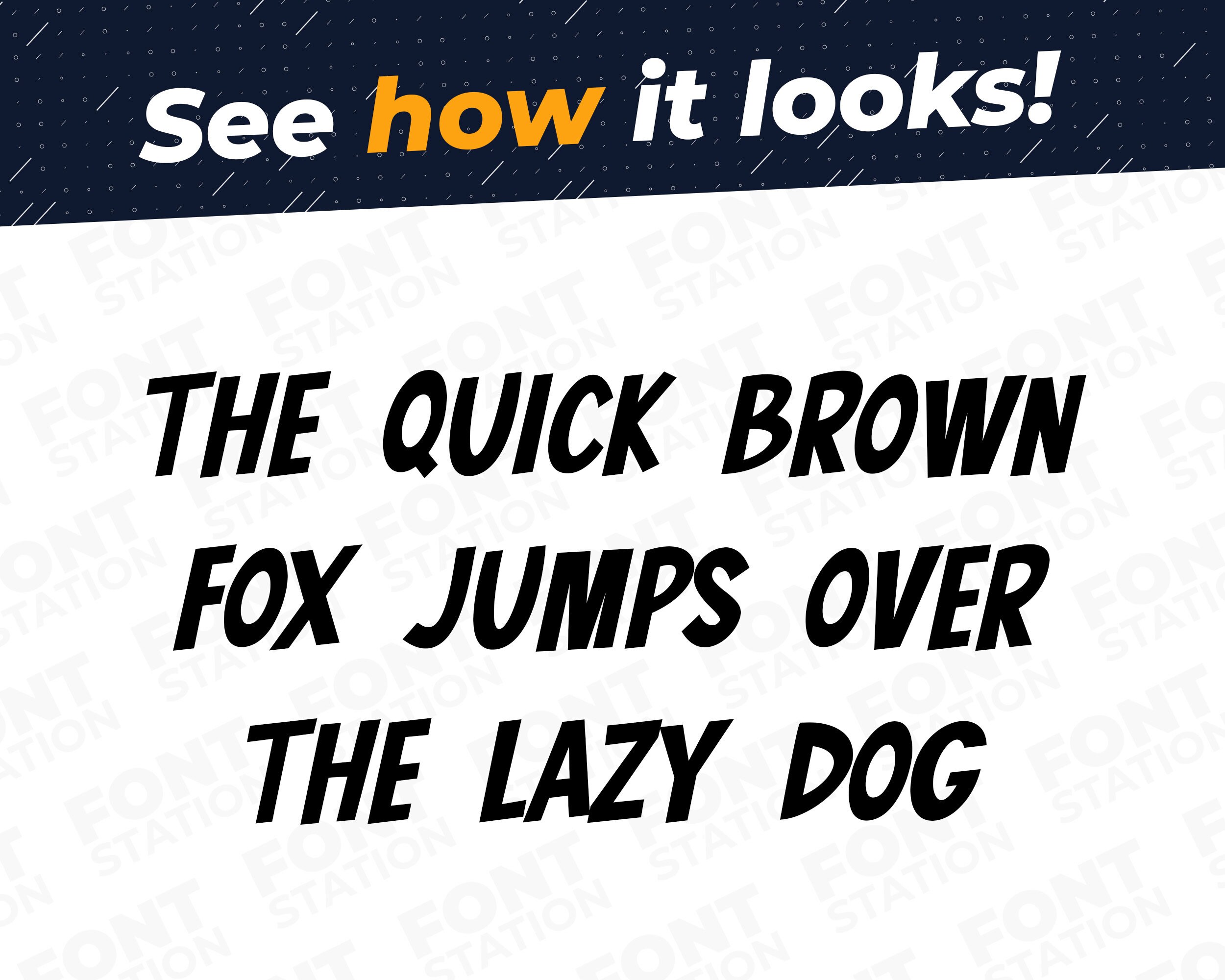 Hero Comic Font - Superheroes Comics SVG - Cricut Silhouette Font ...