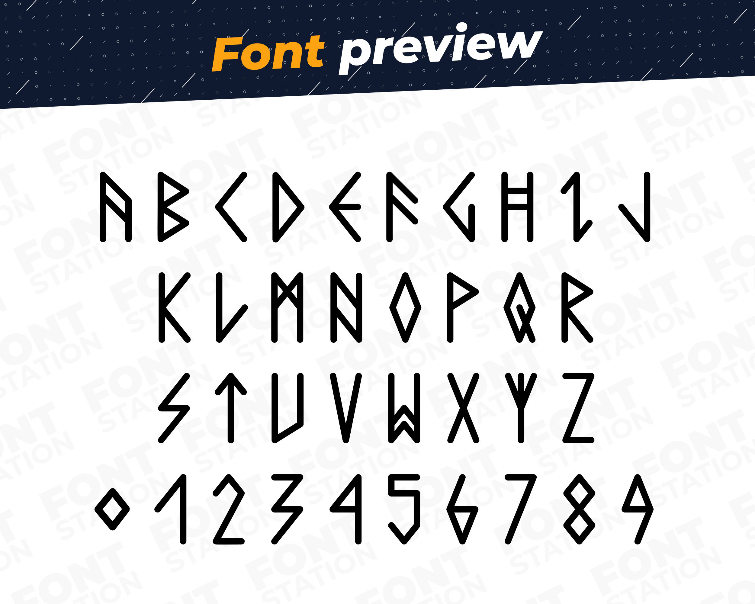 Runic Font - Runes SVG - Ancient Crypto Letters, Old Norse Alphabet - TTF  OTF Files - Instant Download - Font for Canva, Cricut and More - Etsy