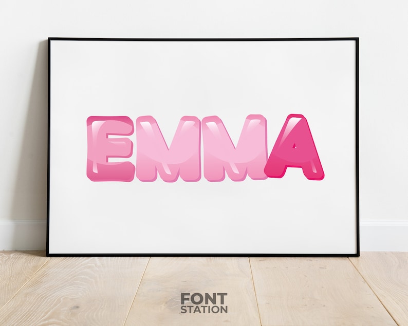 Lollipop Letters - Candy Font SVG, PNG - Sweet Letters, Kids Alphabet ...