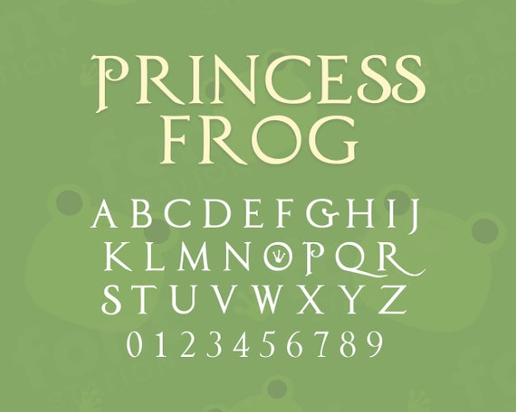 princess-and-the-frog-title-font
