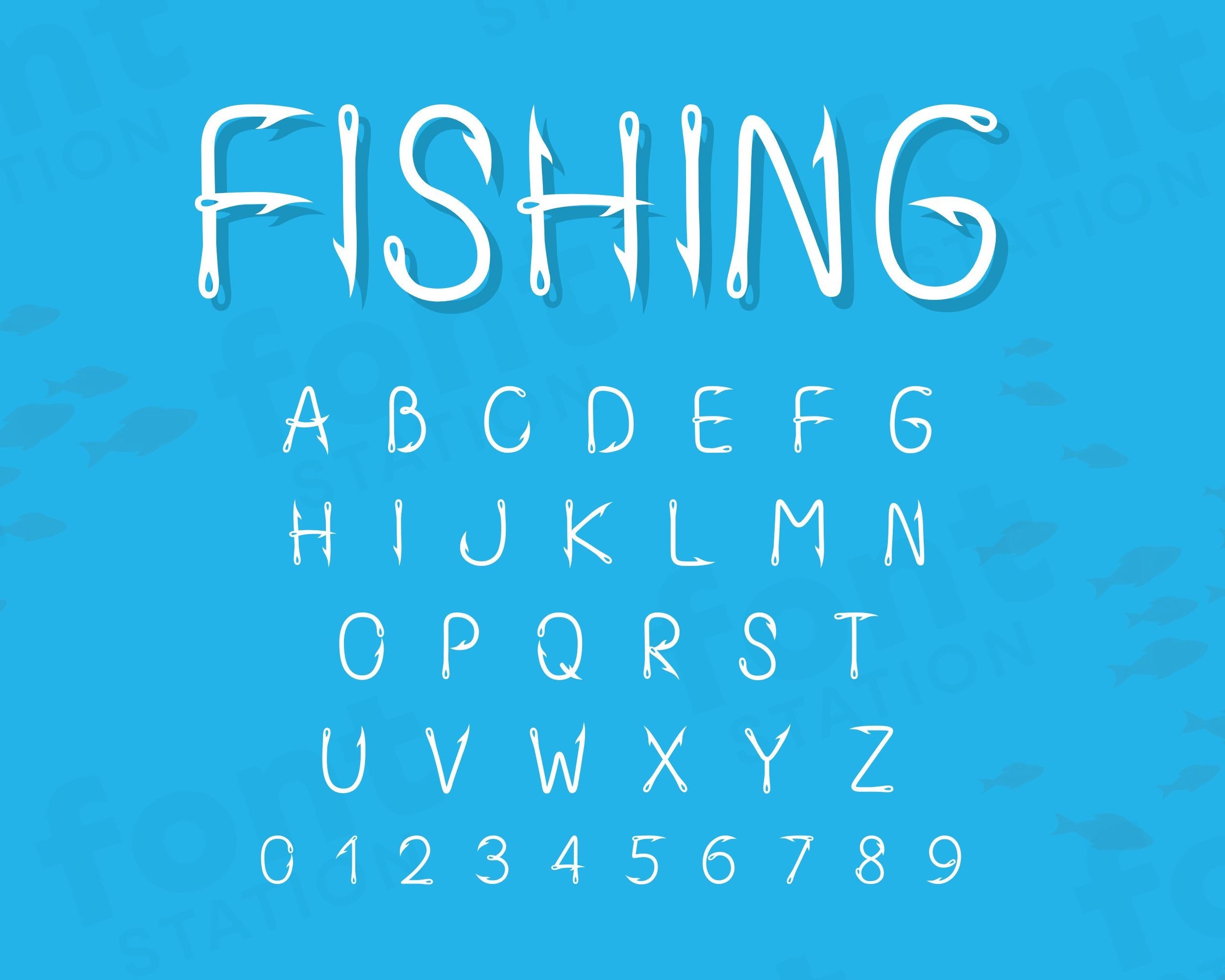 Fish Hook Font -  Canada