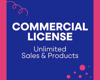 Licencia comercial extendida para una fuente de bordado - Ventas y productos ilimitados - FontStation