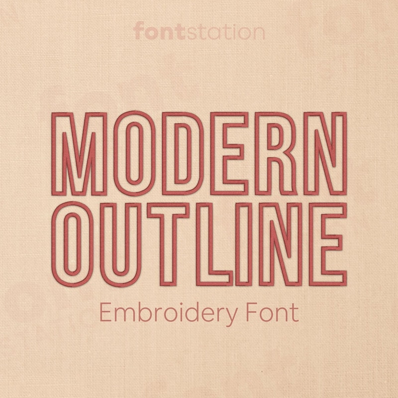 Double Outline Letters - Etsy