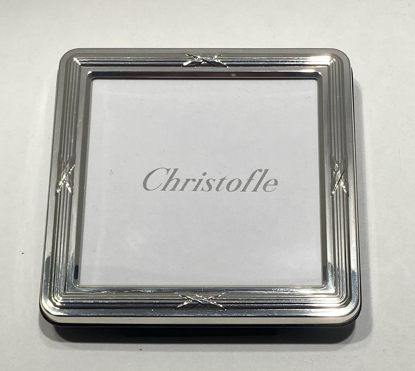 Christofle シルバー 写真額縁 4x6インチ オリジナルボックス付き Christofle シルバー 写真額縁 4x6インチ オリジナルボックス