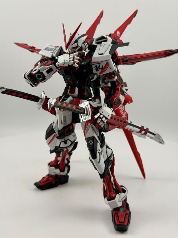 Bandai 1/100 MG Astray Red Frame Flight Unit - Custom Painted