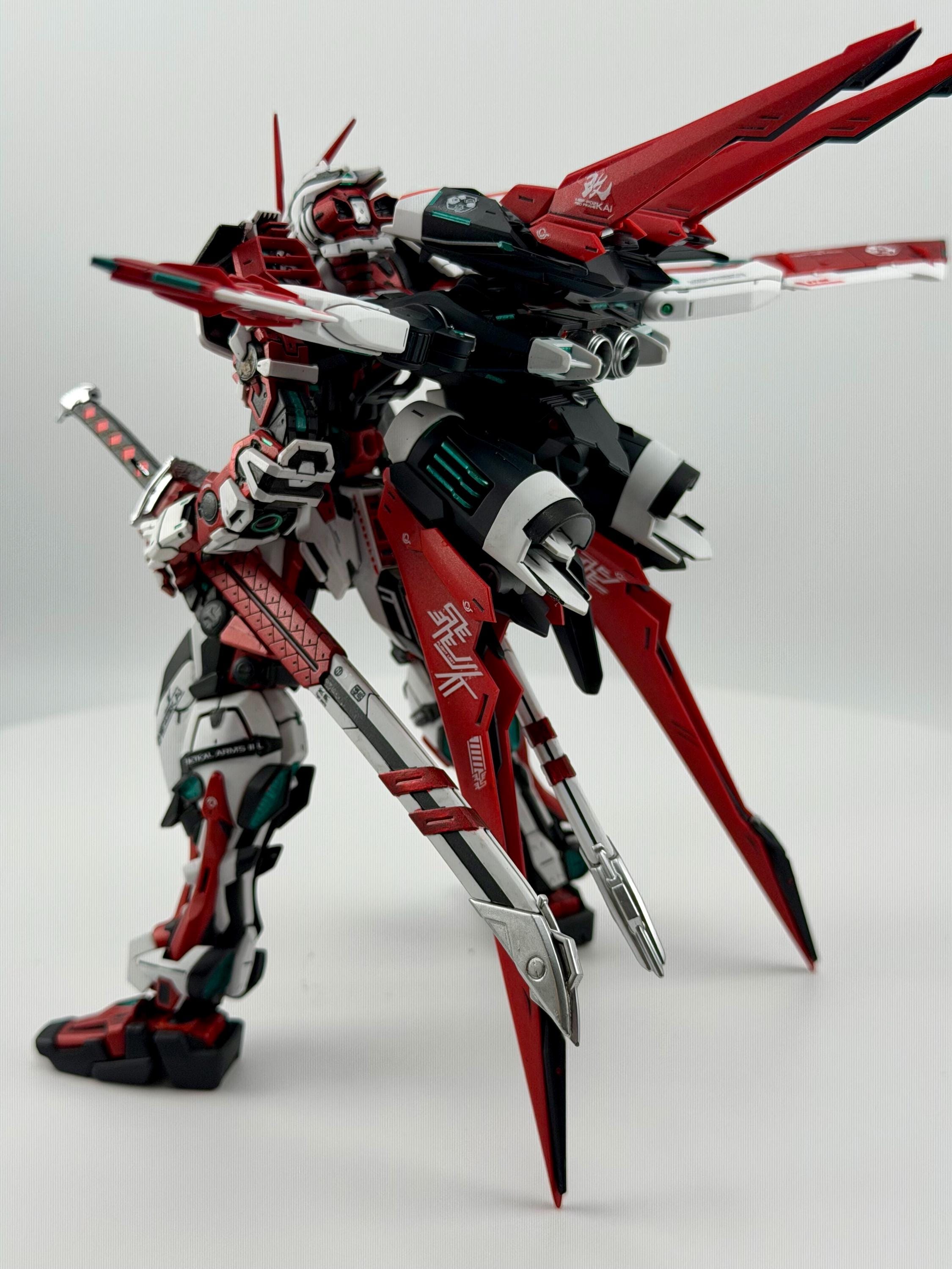 Bandai 1/100 MG Astray Red Frame Flight Unit - Custom Painted