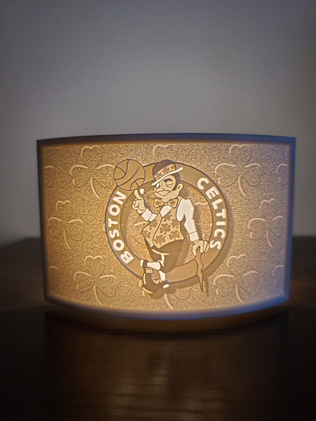 NBA Boston Celtics Light Celtic Fan Birthday Gift Lithophane Lamp NBA