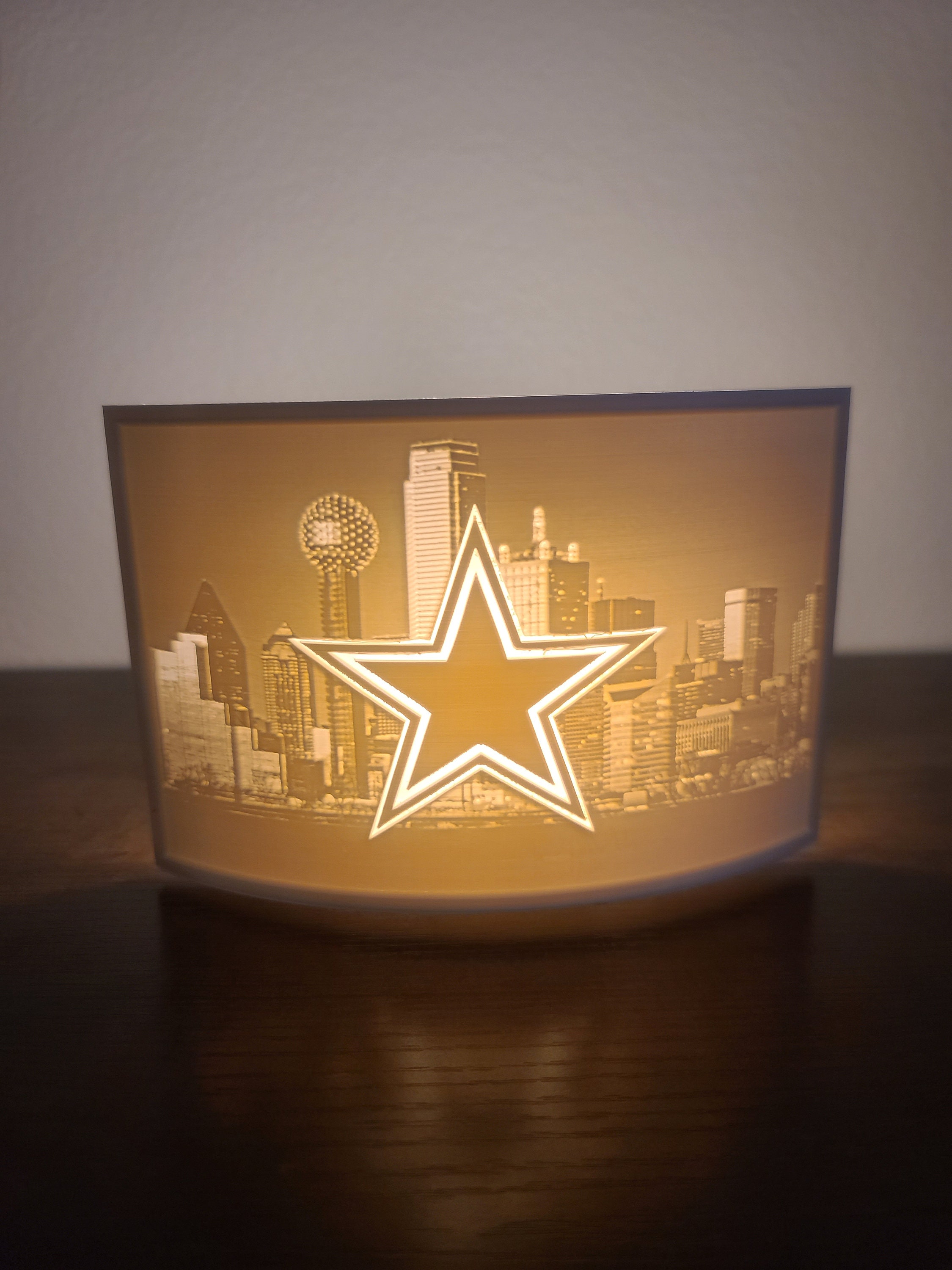 Dallas cowboys top touch lamp