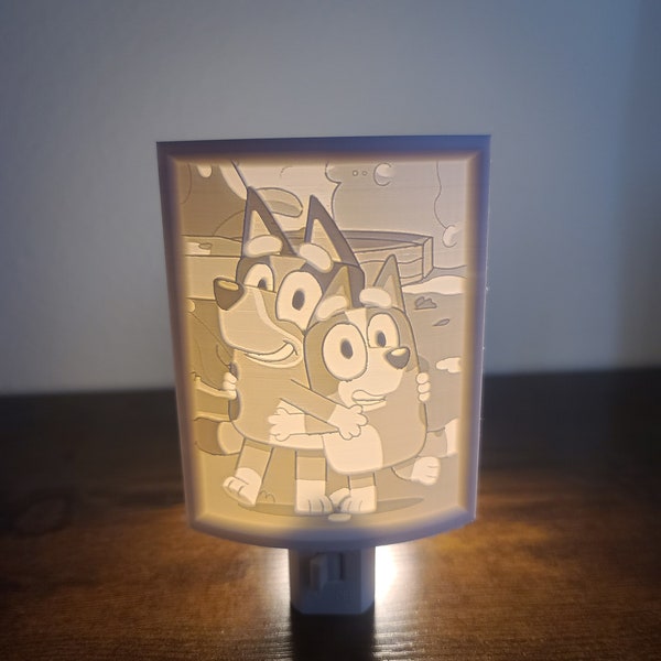 Bluey Night Light for Kids Etsy