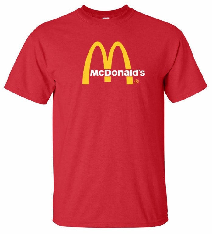 Mcdonald's Fast Food Chain Tshirt Etsy