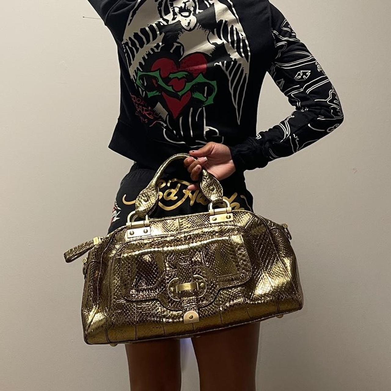 バッグ 90s archive grunge old GUCCI Boston y2k 1990s Gucci Boston Handbag – JankyVintage