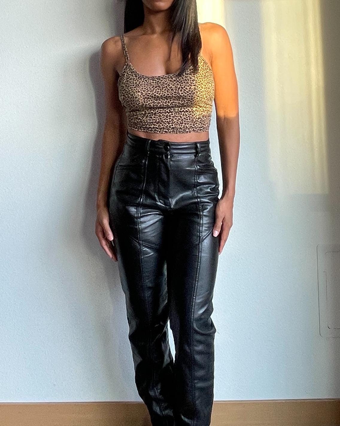 Wilfred Free High Waisted Faux Leather Pants Sz 00 - Etsy