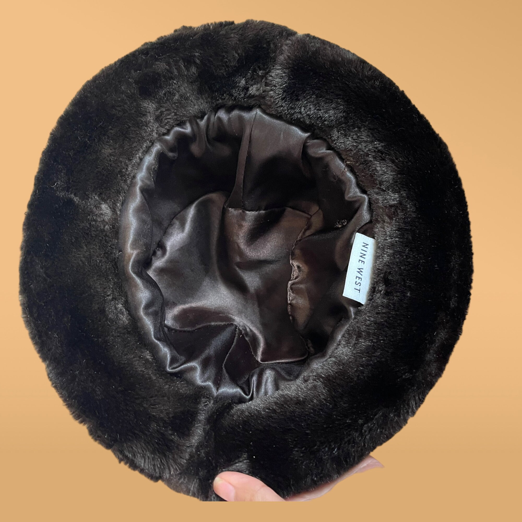 Nine west faux fur hat sale