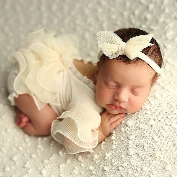 Newborn Girl Outfit, Newborn Girl Romper, Newborn Photography Props, Newborn Photo Props,Newborn outfit, Girl photo props,studio photo props