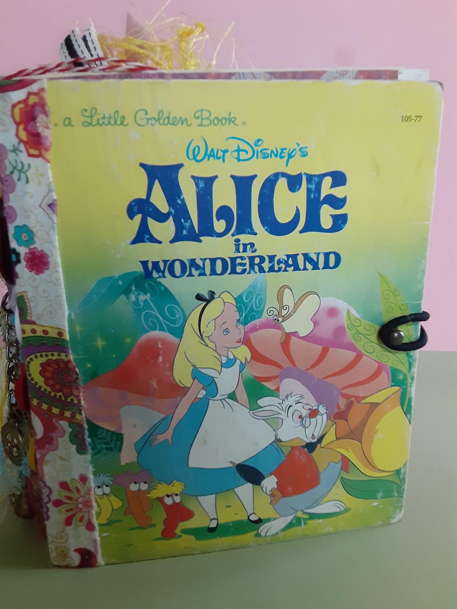 Handmade Vintage Alice in Wonderland Little Golden Book Junk - Etsy