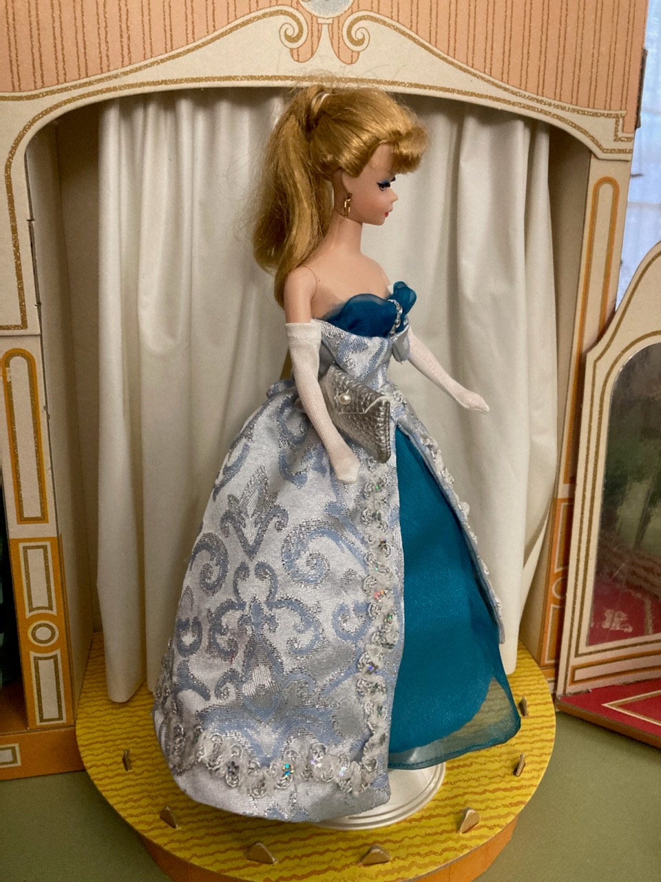 Baby Blue Barbie Doll Dress ffor girl