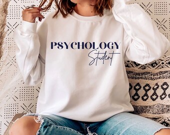 Psychology Student Sweatshirt, Cute Psychology Student Gift, Christmas Gift for Psychology Student, Psych Grad Gift, Psychology Sweater