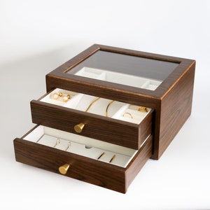 Drawer Wooden Jewelry Box image 2