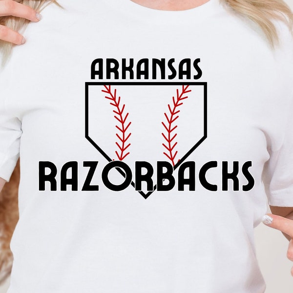 Arkansas SVG, Baseball, Razorbacks, Baum Hogs, Omahogs, Woo Pig Sooie, Diamond Hogs, Fayetteville, University College, The Hill, Tusk