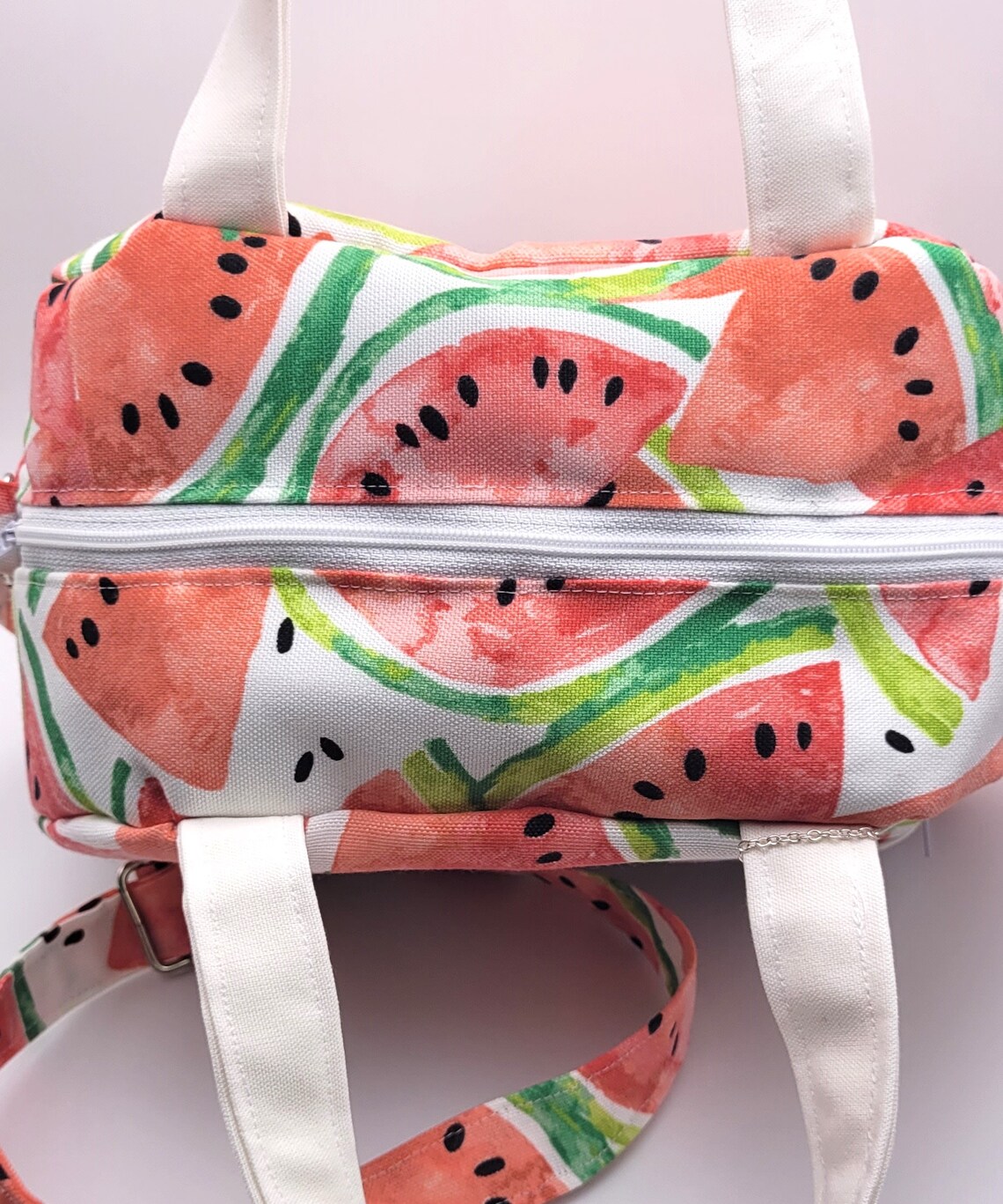 Piece Watermelon Stripe Black Pattern Print Crossbody Bags main image 1