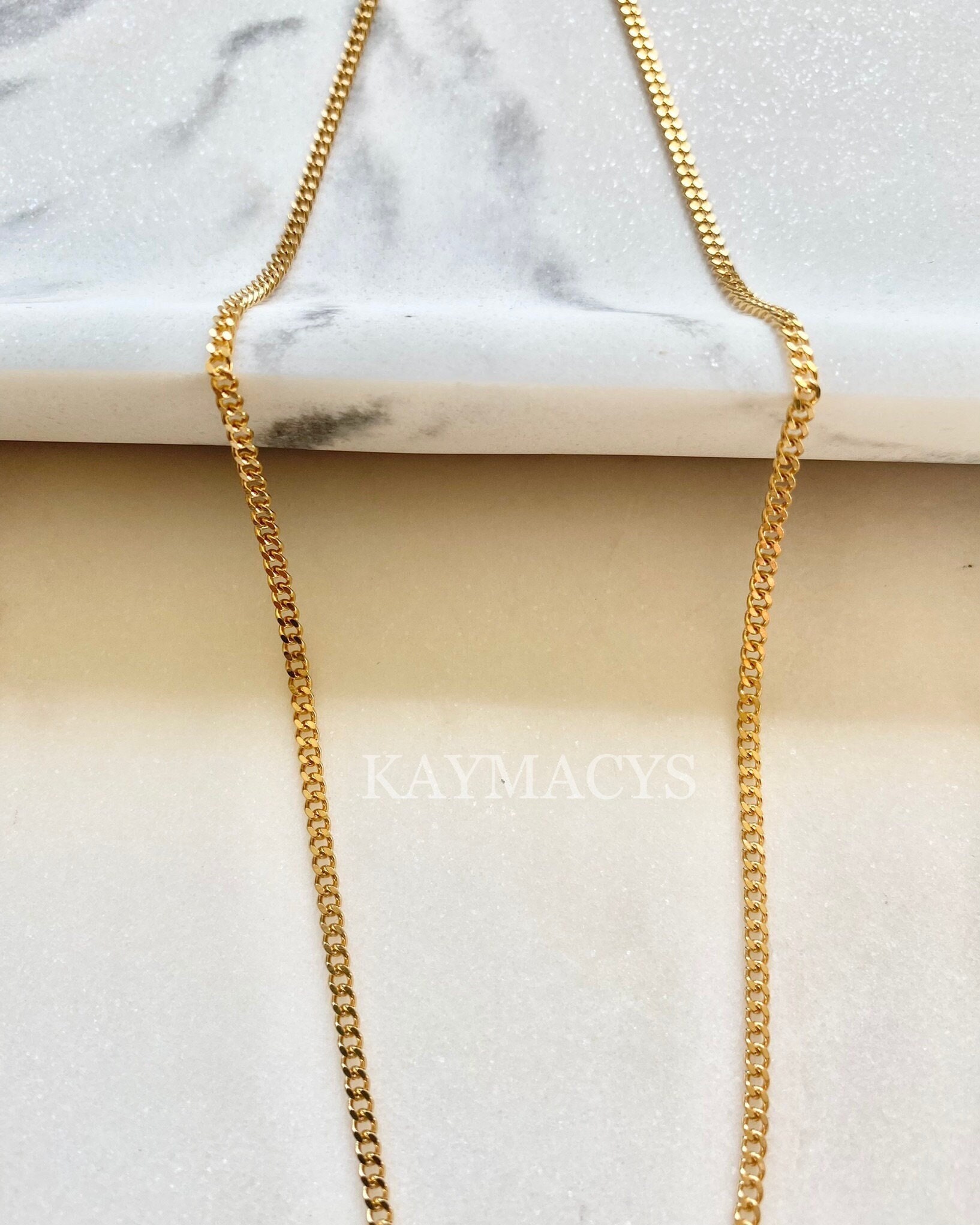 GOLD Chain Necklaces Layering Necklace Vine Chain Twist Chain