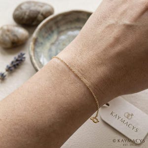 18k Thin Gold Filled Cable Bracelet, Dainty Gold Bracelet, Gold Box Chain Bracelet, Simple Bracelet, Dainty Gold Bracelets For Women