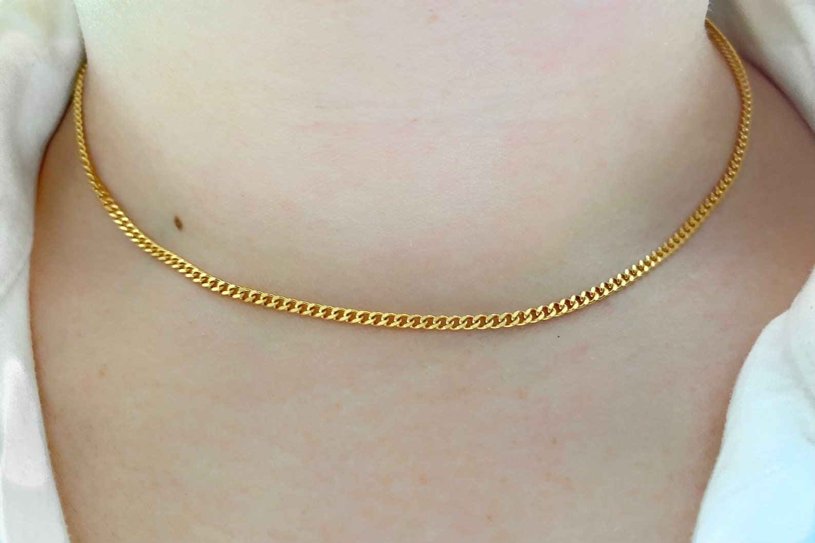 ネックレス・ペンダント Vine Chain Necklace 18K Gold Vine Chain for Woman, Gold Filled Vine Chain