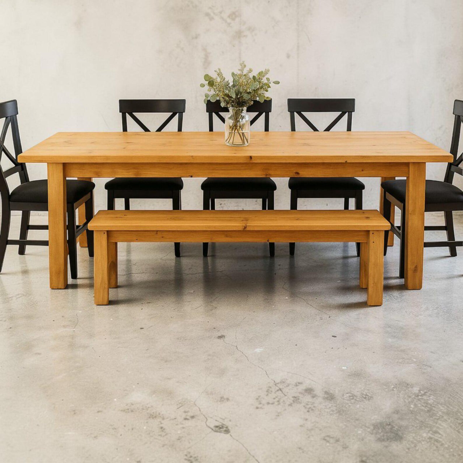 Beginner Farmhouse Table Plans PDF – DIY Dining Table 6 Seater – Easy 2 ...