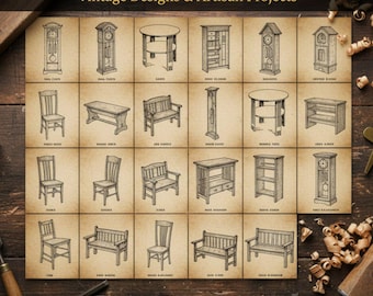 230+ Woodworking Plans Bundle | Furniture, Small Wood Projects & Crafts | DIY Woodworking Plans PDF | Instant Download