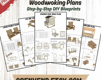 DIY Furniture Woodworking Plans for Beginners: +110 Outdoor-Indoor Projects (PDF Download)